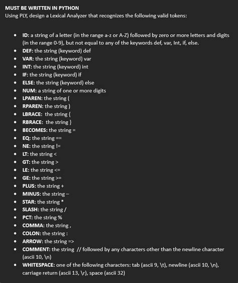 Image result for Lexical Analyzer in Python
