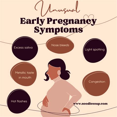 Unusual Early Pregnancy Symptoms Checklist - Noodle Soup