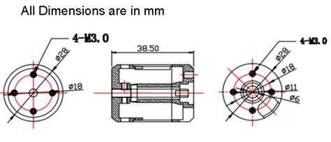 Probots 2216 500KV Waterproof Thruster With 60mm Propeller RC Boat ...
