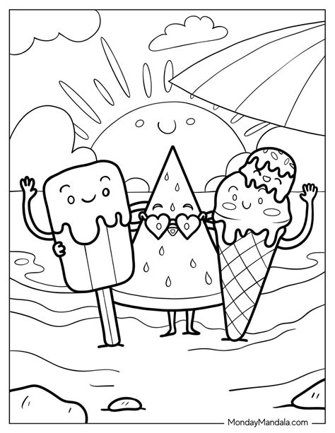 Summer Coloring Pages Pdf - Download Free Printable