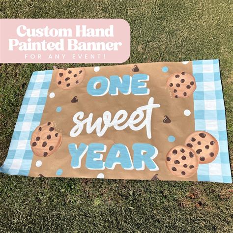 Hand Painted Birthday Party Banner,custom Hand Painted Banner, Hand ...