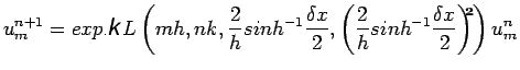Derivation of an exact difference formula