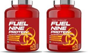 TEAM MUSCLES Fuel Nine whey Protein (2Kg) Pack Of 2 | Whey Protein ...