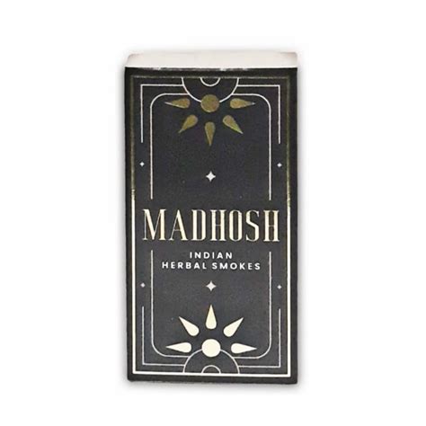 Buy Madhosh Indian Herbal Smokes | Mint Flovour | Pack of 20 Sticks (10 ...