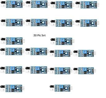 DHRUVPRO IR Sensor Obstacle Infrared Reflection Photoelectric Sensor ...