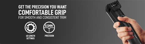 Syska HT900 Corded & Cordless Fully Waterproof Beard Trimmer with Fast ...