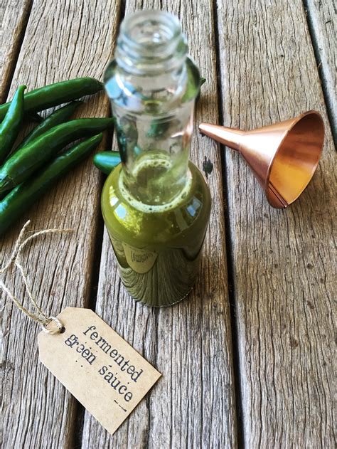 Fermented green chilli sauce — Forager. Fermenter. Pickler. Preserver ...