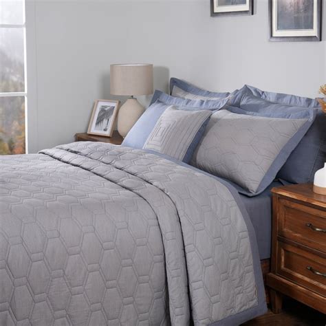 Buy MASPAR Cotsmere Cotton 8Pcs Striped Double Bed-In-A-Bag Set from ...