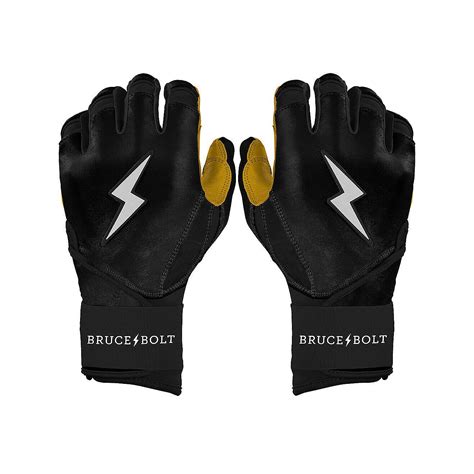 BRUCE BOLT Adults' Premium Pro Long Cuff Batting Gloves | Academy