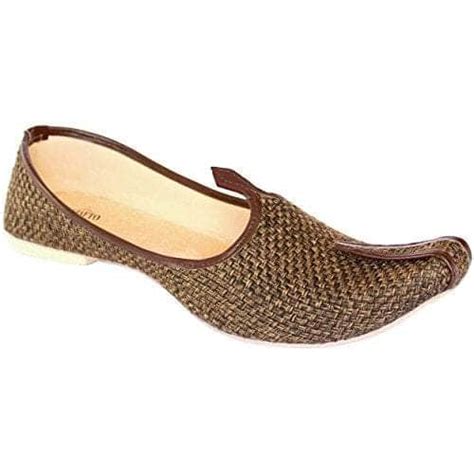 Buy Brown Jute Men's Sherwani Jutti | Shop Online – Krafto Jodhpur