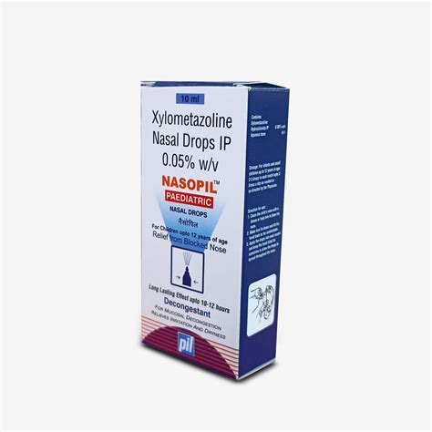 Nasopil Nasal Drops for Children – 12-Hour Relief from Stuffy Nose – PIL