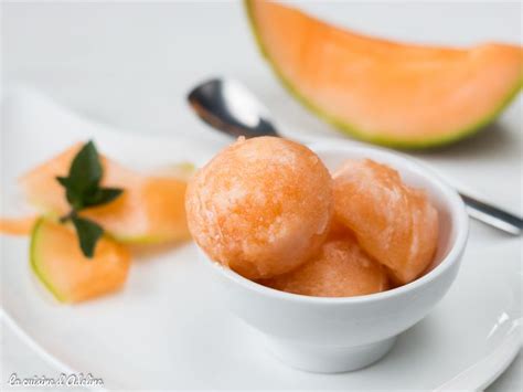 sorbet melon recette sans sorbetiere