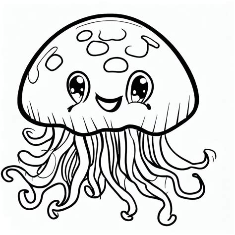Printable Jellyfish Coloring Pages - prntbl.concejomunicipaldechinu.gov.co