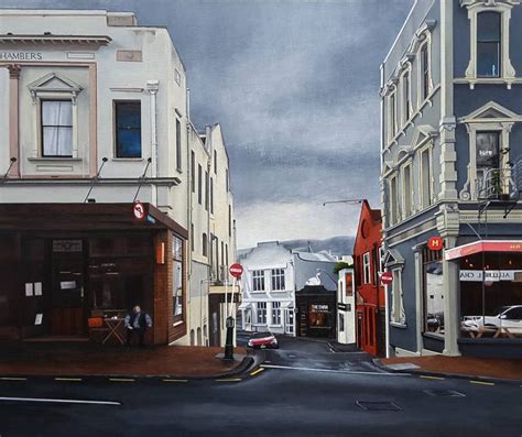 Bath Street Painting by Peter Mclaren | Saatchi Art