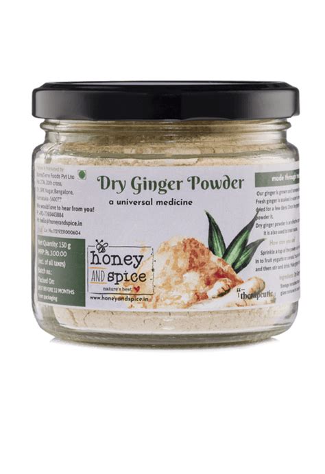 Dry Ginger Powder 150gm – Honey and Spice