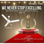 Buy Havells 1200mm Artemis BLDC Motor Ceiling Fan - With Remote Control ...
