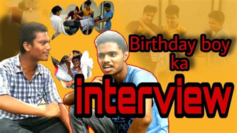 Birthday Boy ka interview | Full comedy Hindi interview video | Aaftab ...