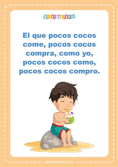 50+ TRABALENGUAS POPULARES # Más famosos en Español