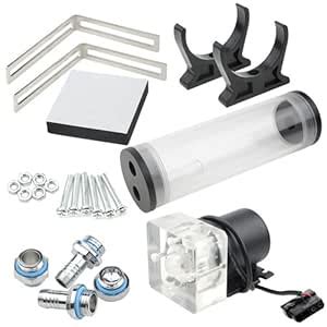 LENX 800L H 19W DC12V CPU Cooling Heat Exchanger Water Pump Tank 186 ml ...