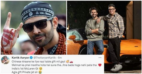 Bhool Bhulaiyaa 2 Producer Bhushan Kumar Gifts Kartik Aaryan India's ...