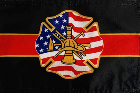 Thin Red Line Flag Wallpaper