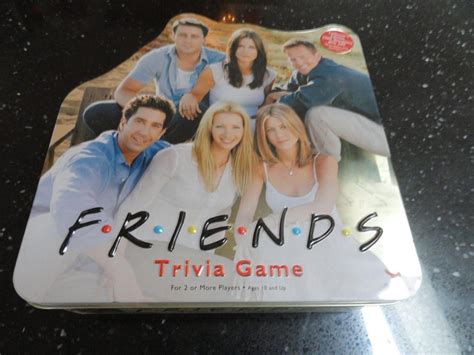 Friends Trivia Game Tin Cardinal 2002 1200 Questions Board Game #82417 ...