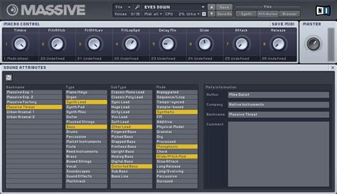 Image result for Native Instruments Massive Plugin and MPC
