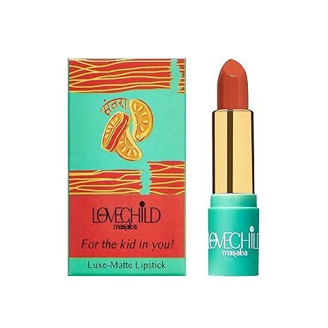 Buy Lovechild Masaba - Sour-Casm - Luxe Matte Lipstick, Hydrating ...