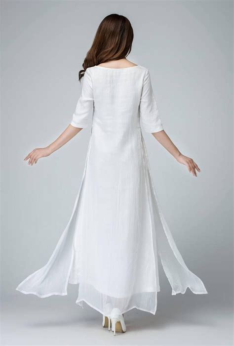 Cheap White Linen Dresses at Billy Hannah blog