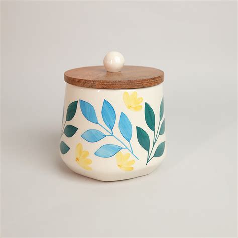 Meadow Sunshine Storage Jar – The Blooming Bagh