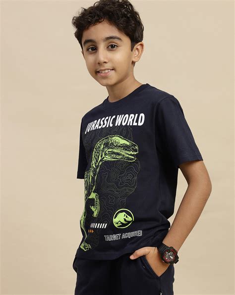Jurassic World Printed Regular Fit Tshirt For Boys – Kidsville