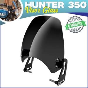 MIKANIX Hunter 350 Unbreakable Headlight Glass Visor | Windshield ...