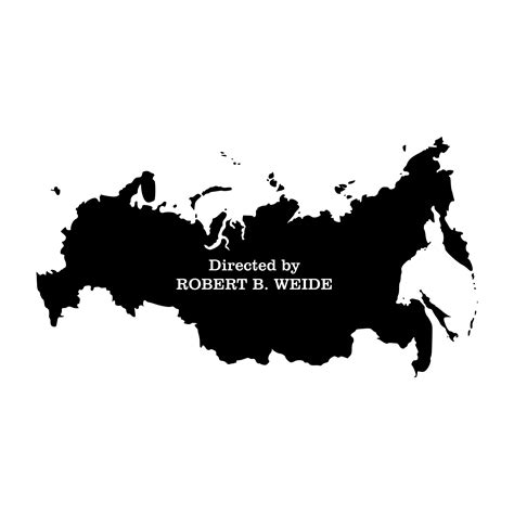 "Directed by Robert B. WEIDE" – white t-shirt - Art for Ukraine