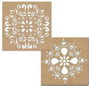 Sticker Hub RS29 Rangoli Stencil Price in India - Buy Sticker Hub RS29 ...