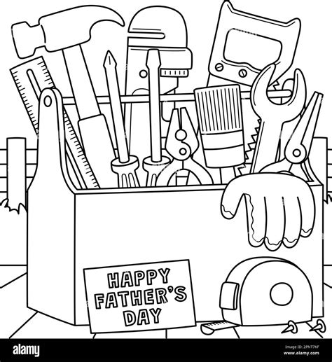 Fathers Day Coloring Page Tools