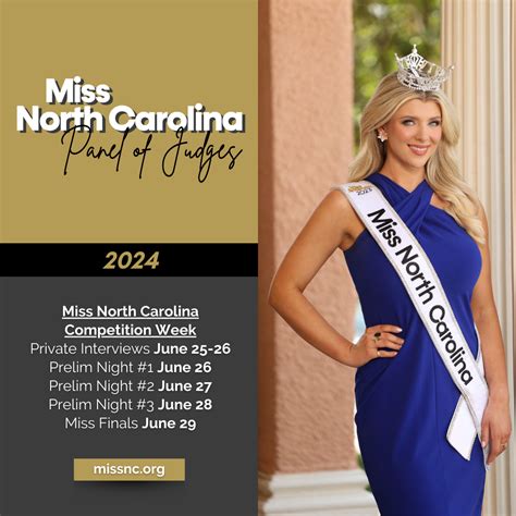 Meet the 2024 Judges – Miss North Carolina & Miss North Carolina’s Teen ...