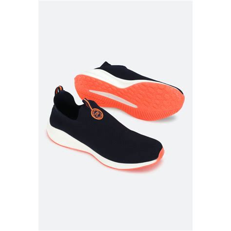Buy Peter England Men Black Slip Ons Online