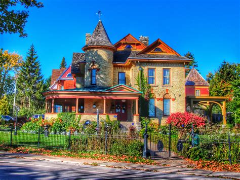 canada, Houses, Design, Fence, Niagara, Falls, Ontario, Cities