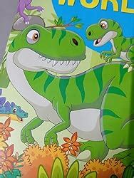 Dinosaurs World - Pop-Out Book with 3D Models Colouring and Stickers ...