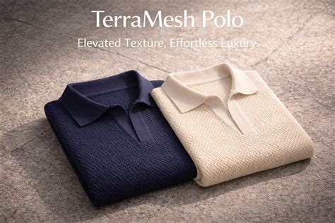J Collar™ Knitted Polo - TerraMesh – Juggerknot Originals