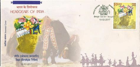 Tepi (Brokpa or drokpa tribe) Cap – Stamps on Headgears of India 2017 ...