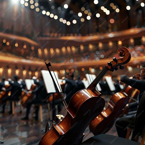 Premium Photo | Classical Music Orchestral Performance with Violin