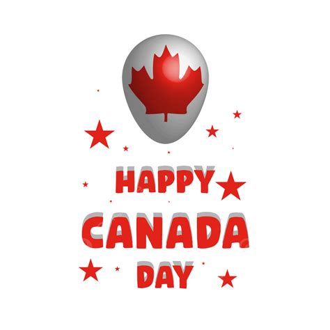 Happy Canada Day Vector Hd Images, Happy Canada Day Png Vector Template ...