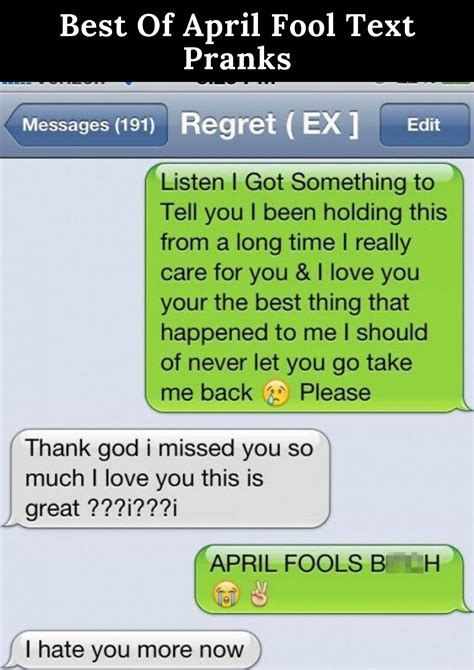 April Fools Jokes To Play On Your Best Friend Over Text : Make April ...