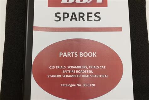 BSA C15 Parts Book Trials/Scrambler, Teilebuch 1965 Kopie | BRITISH ...