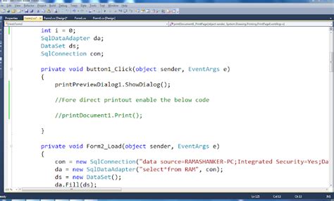 How to Insert Data in Database and Print the Grid View Data in Windows ...