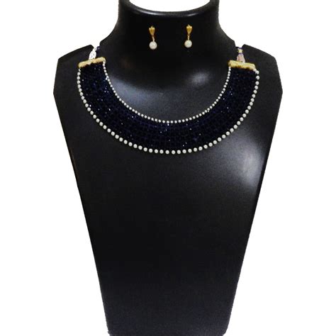 Jaya Vision Jewelry Store. Blue Color Choker