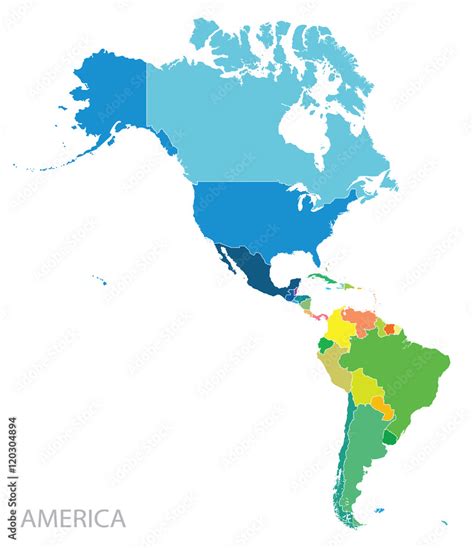America Continent Map 的图像结果