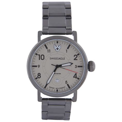 Swiss Eagle Analog Grey Dial Men Watch- SE-9121-66 : Amazon.in: Fashion