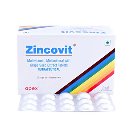 Buy Zincovit Multivitamin Tablets - 15 Tablets Online - Ayush Care